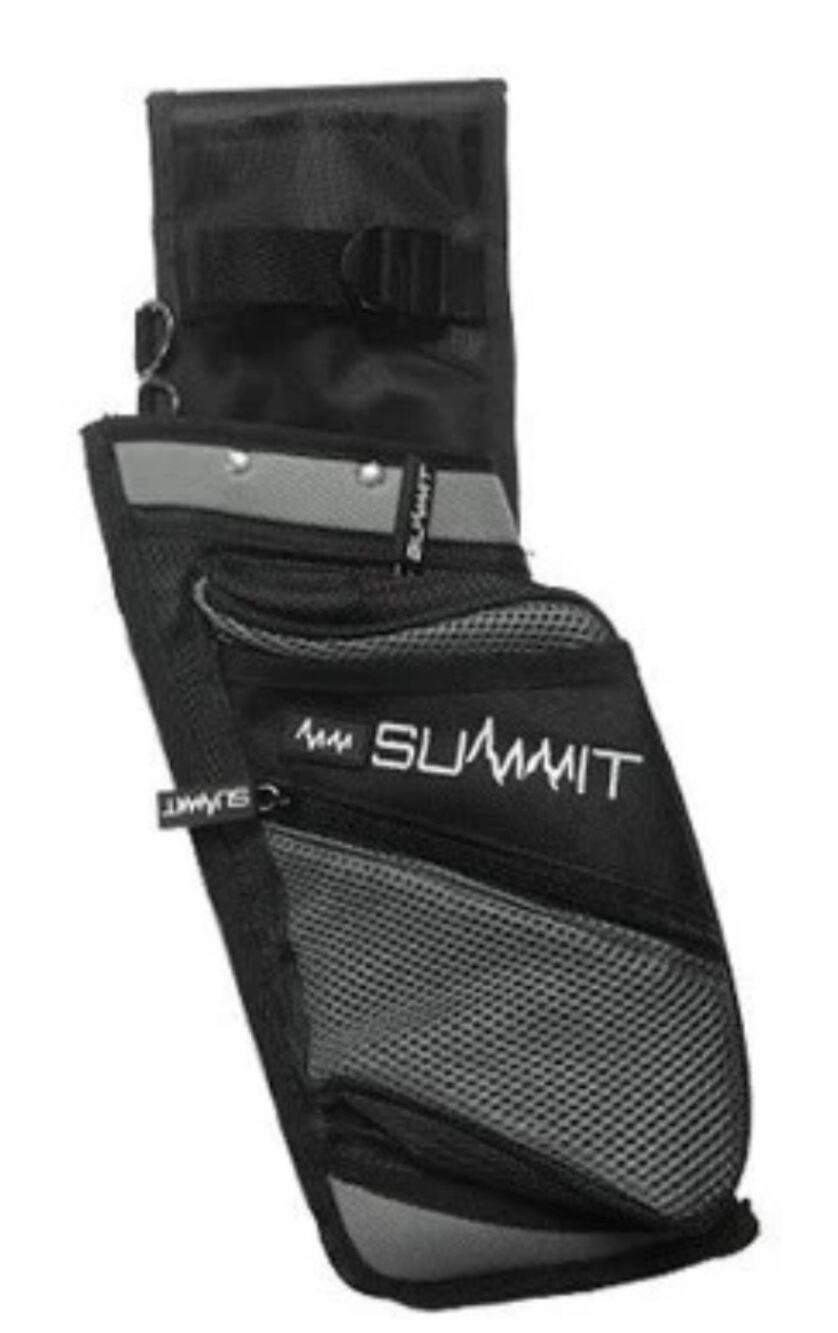 NIB Summit Archery Deluxe Field Quiver Black/Gray – Archery Arrow Hip Quiver
